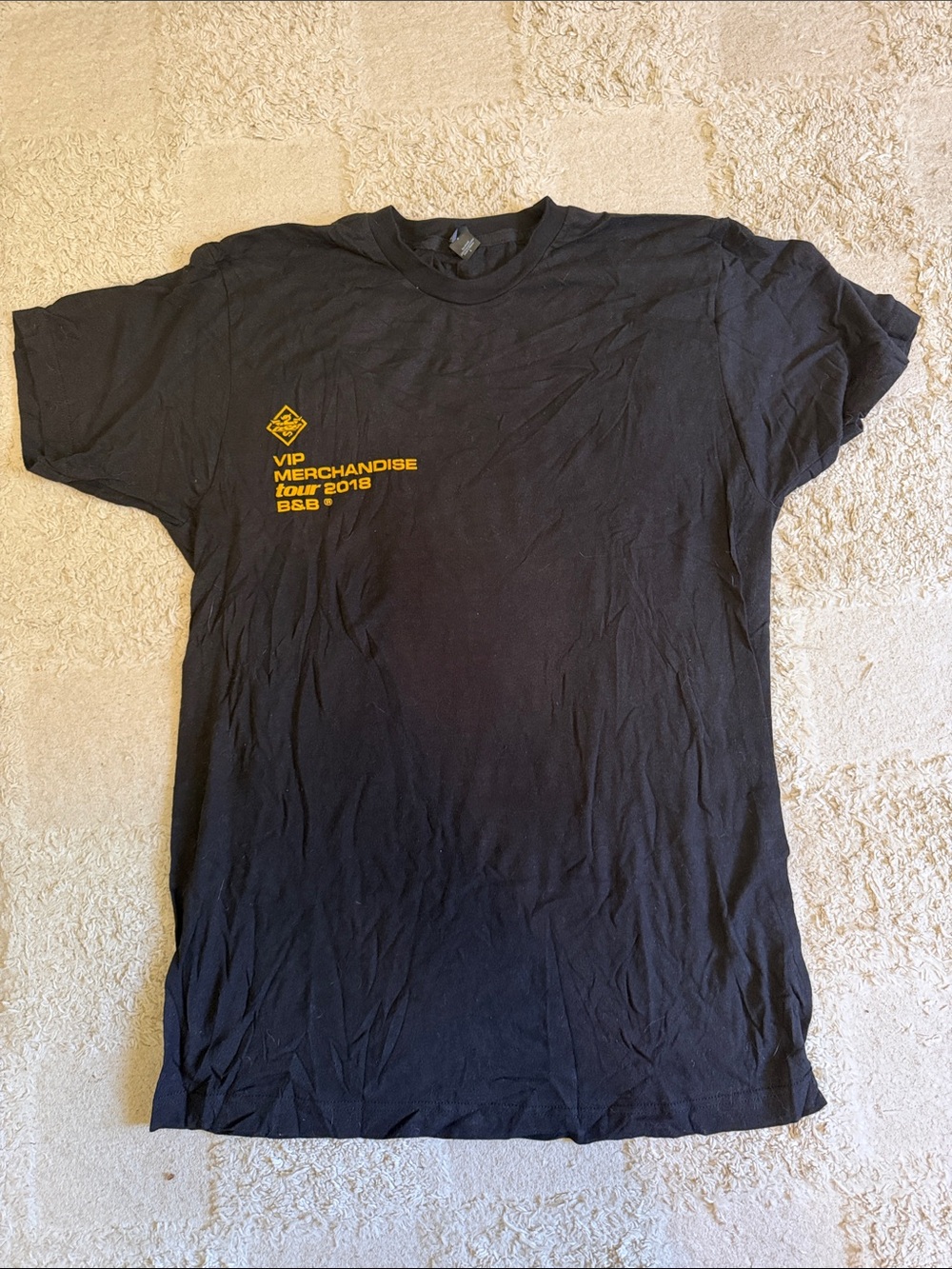 Post Malone Black VIP Merchandise Tour 2018 Graphic T‑Shirt